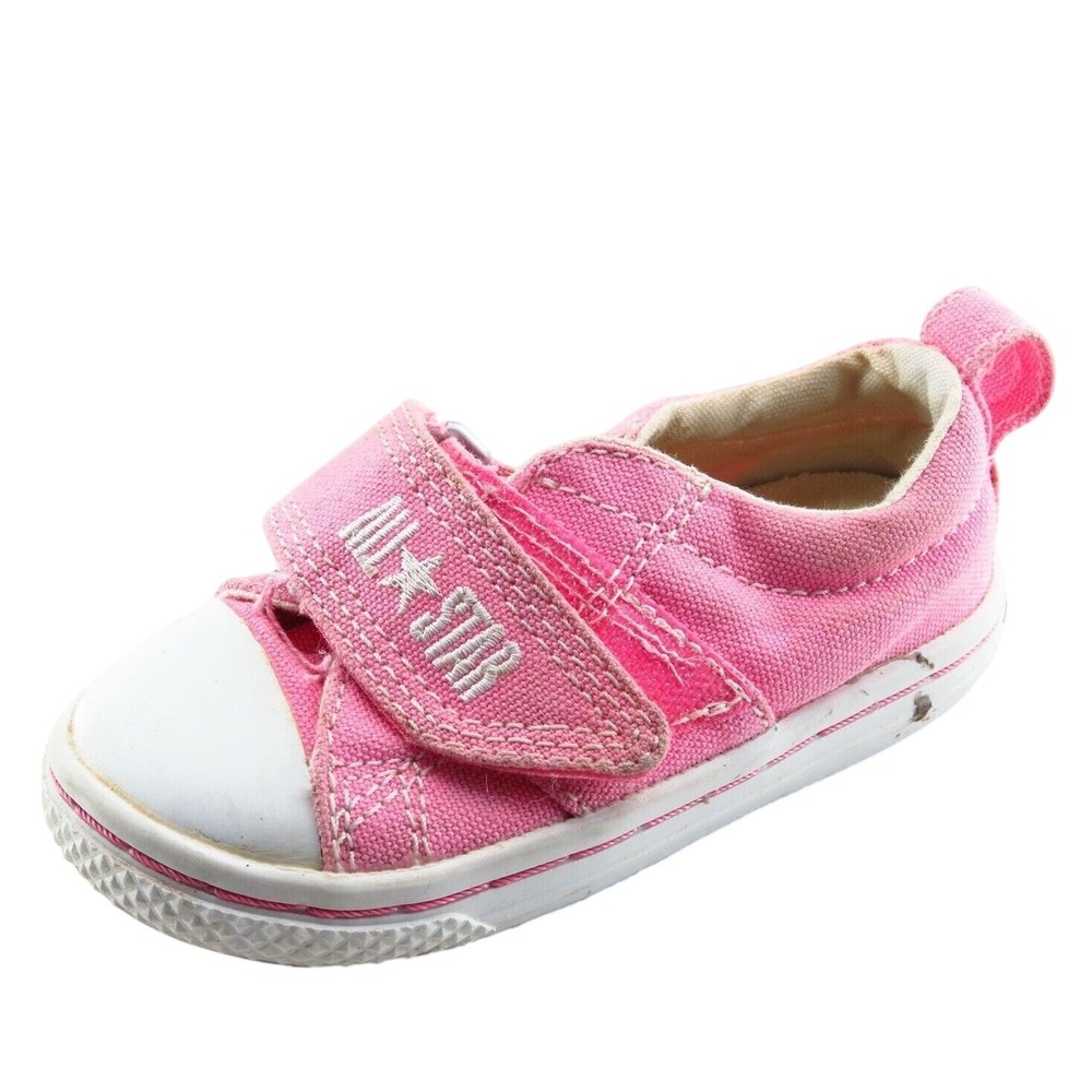 Converse All Star‎ Toddler Sz 6 Medium Pink Low Top Fabric Girls